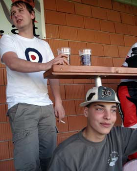Links Klampfl und Otto